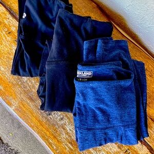 Bundle of 3 Teen Girl Danskin & Kirkland Pocketed Leggings 💪 size Small